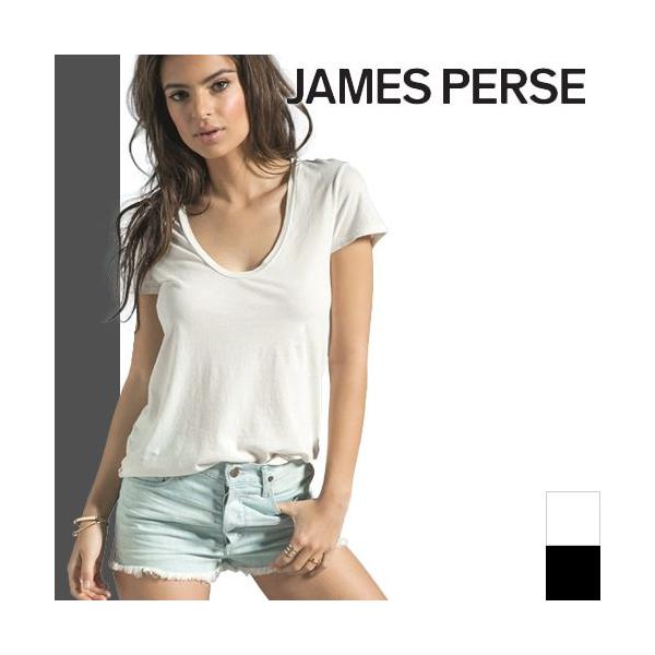 JAMES PERSE（ジェームスパース） JAMES PERSE Uネック Tシャツ 半袖