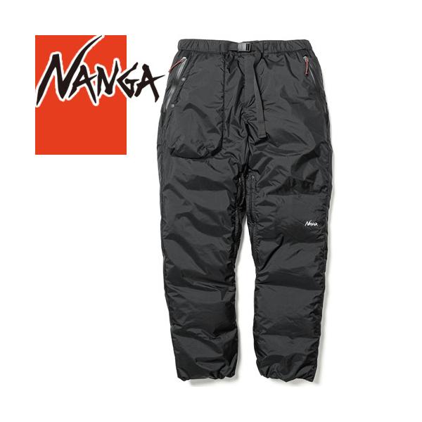 ナンガ NANGA ズボン パンツ ダウン オーロラダウンパンツ メンズ 日本製 防水 防寒 大きいサイズ 登山 アウトドア キャンプ ブランド 黒 ブラック