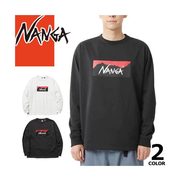 NANGA ナンガ Tシャツ 長袖 ロンT エコハイブリッド ボックス NANGA ナンガ Tシャツ 長袖 ロンT エコハイブリッド ボックス
