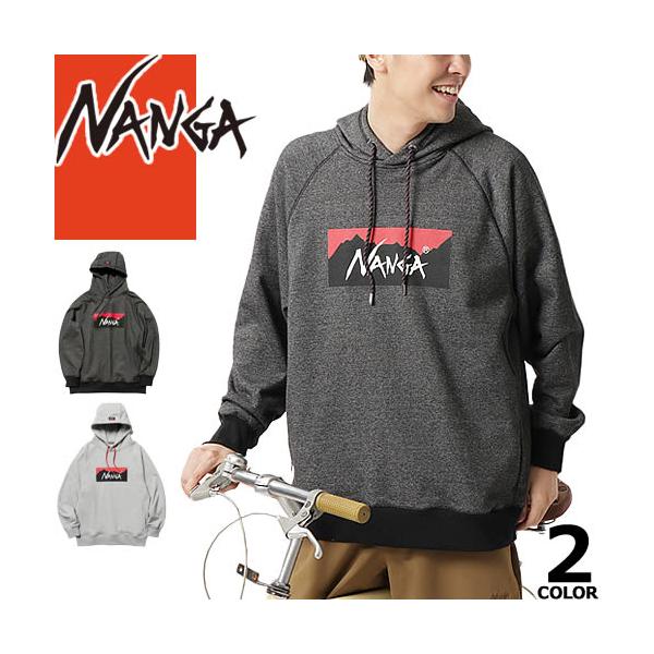 NANGA ナンガ エコハイブリッドボックスロゴスウェット