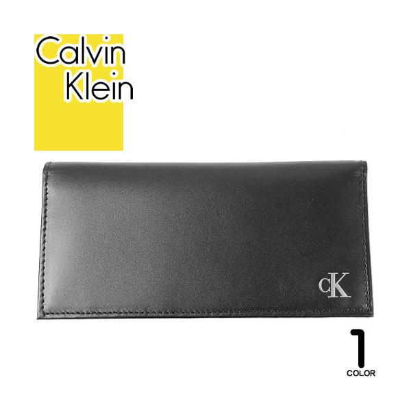 【正規品】  カルバンクライン ロゴ 長財布 カルバンクライン 財布 二つ折り 長財布 メンズ モノグラム ロゴ