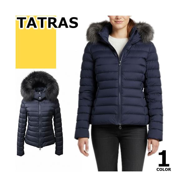 22年 タトラス 全面ナイロン ヴァレナ ネイビー ダウンジャケット ファー M TATRAS（タトラス） ダウン ダウンジャケット ヴァレナ VARENA