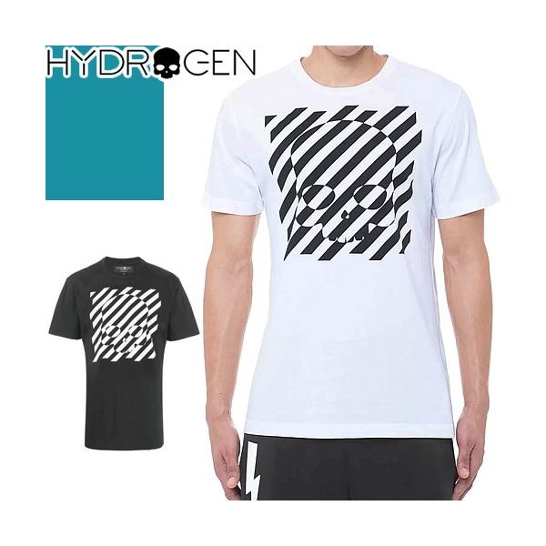 【Hydrogen】スカル ウーブン ティシャツ&パンツ☆セットアップ HYDROGEN (ハイドロゲン) ブランド メンズ サイドロゴ スカル