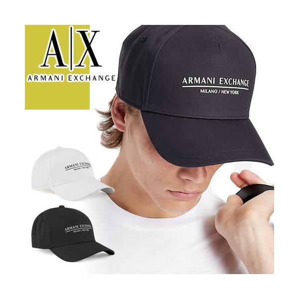 アルマーニ エクスチェンジ ARMANI EXCHANGE キャップ 帽子 ベースボールキャップ メンズ ロゴ 大きいサイズ ブランド プレゼント 黒  白 ブラック ホワイト :203-034:MSS - 通販 - Yahoo!ショッピング