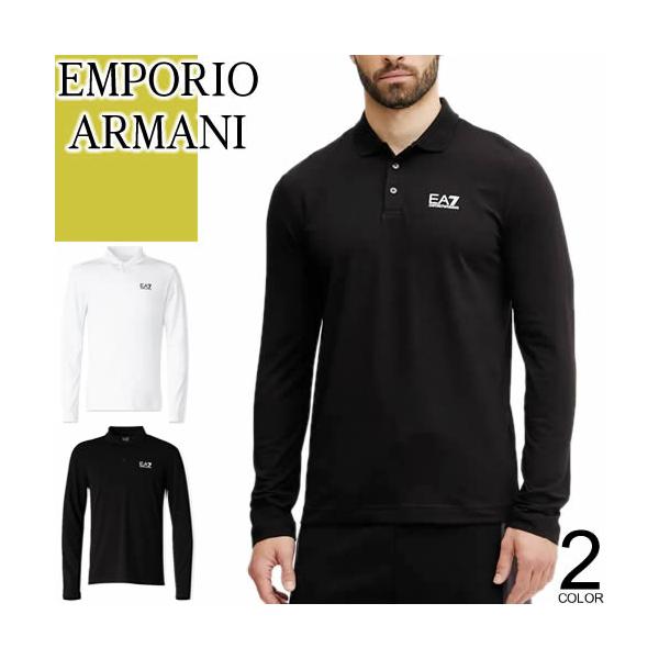 美品　EA7 ゴルフウェア　長袖ポロシャツ EMPORIO ARMANI エンポリオ アルマーニ EA7 ポロシャツ メンズ 長袖