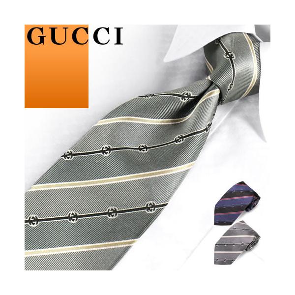 GUCCI グッチ ネクタイ レギュラータイ GG柄 ストライプ GUCCI グッチ ネクタイ レギュラータイ GG柄 ストライプ
