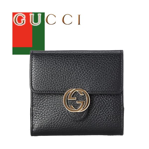 グッチ GUCCI 財布 二つ折り財布 GG インターロッキング 