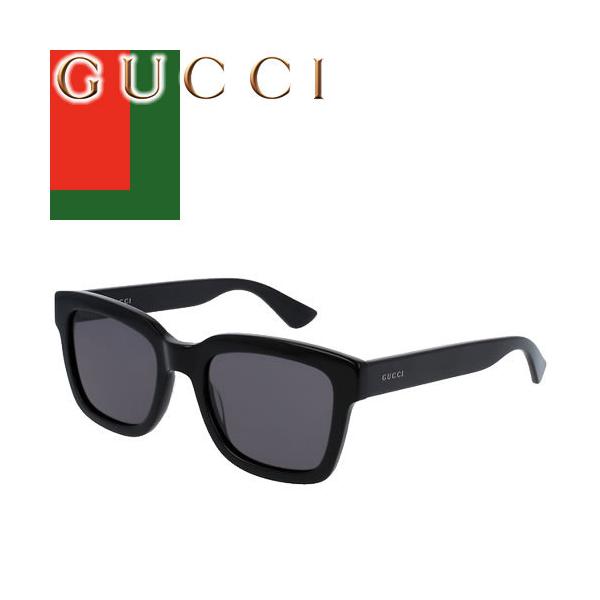 グッチ GUCCI サングラス 国内正規品 メンズ レディース アイウェア アジアンフィット ブランド UVカット 紫外線対策 ウェリントン 黒  ブラック GG0001S :204-130:MSS 通販 