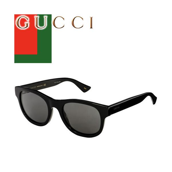 グッチ GUCCI サングラス 国内正規品 メンズ レディース アイウェア アジアンフィット ブランド UVカット 紫外線対策 ウェリントン 黒  ブラック GG0003S