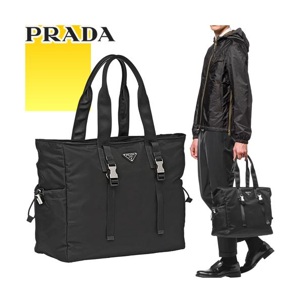 プラダ PRADA バッグ ファブリックトートバッグ メンズ レディース