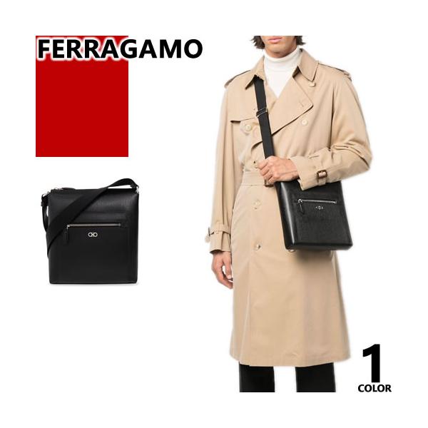 Ferragamo レザー メッセンジャーバッグ メッセンジャーバッグ - メンズ | Ferragamo