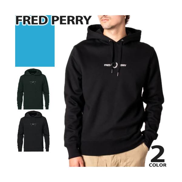 FRED PERRY（フレッドペリー） パーカー エンブロイダード フーディー