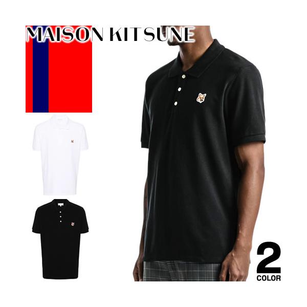Maison Kitsuné ブラック チェック ポロ ドレス　メゾンキツネ MAISON KITSUNE（メゾン キツネ） ポロシャツ フォックス ヘッド