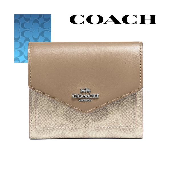 コーチ COACH 財布 三つ折り財布 スモール ウォレット イン カラー