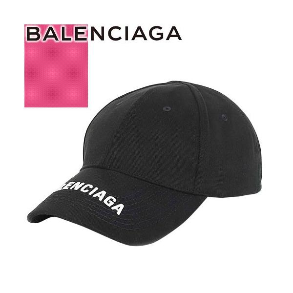 バレンシアガ BALENCIAGA 帽子 キャップ ベースボールキャップ ロゴ メンズ レディース コットン ロゴ 刺繍 ブランド 黒 ブラック