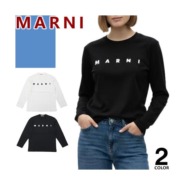 MARNI（マルニ） ロンT Tシャツ キッズ レディース 長袖 ロゴ プリント