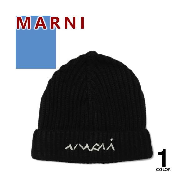 MARNI（マルニ） ニット帽 ビーニー キッズ レディース ウール ロゴ