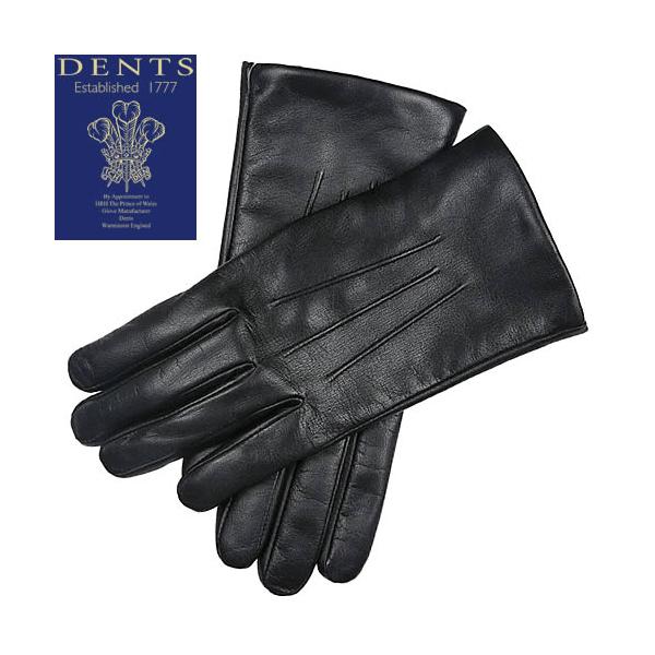 美品】 デンツ DENTS 黒 ファー レザー手袋 1777年設立 美品】 デンツ