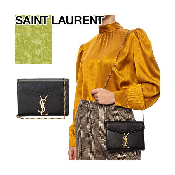 ✨極美品✨SAINTLAURENTパリチェーンショルダーバッグ　レザー サンローランパリ チェーンショルダーバッグ レザー SAINT