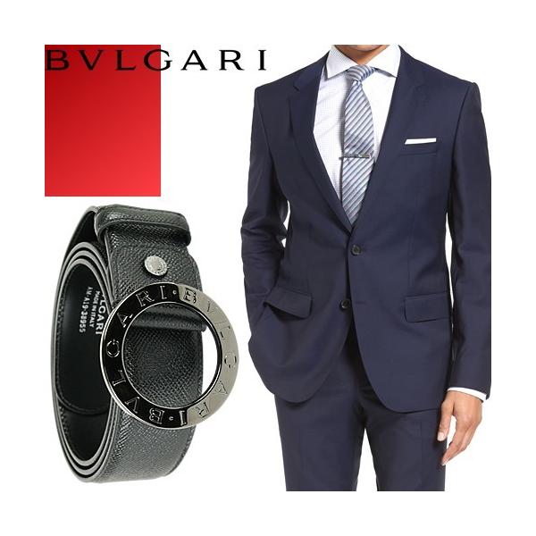 BVLGARI（ブルガリ） ベルト メンズ ブランド 本革 カジュアル