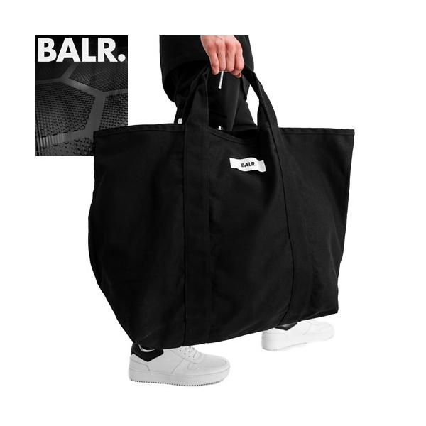 BALR. ブラックトートバッグ BALR. ボーラー バッグ トートバッグ ビッグトートバッグ