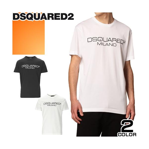 DSQUARED2 ディースクエアード Tシャツ 半袖 クルーネック 丸首 DSQUARED2 ディースクエアード Tシャツ 半袖 クルーネック 丸首