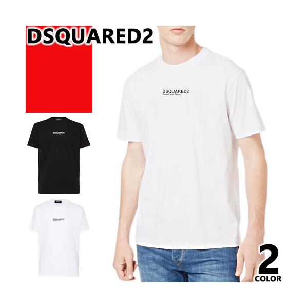 Dsquared2　Cool Fit ロゴプリント　半袖Tシャツ　ホワイト　XL DSQUARED2（ディースクエアード） DSQUARED2 Tシャツ メンズ 半袖