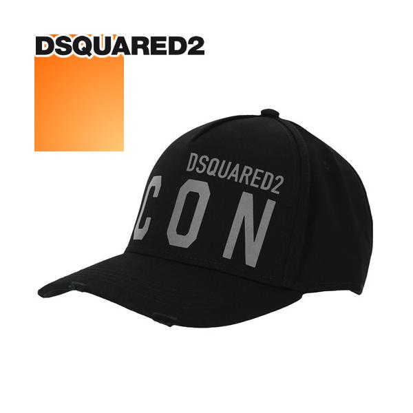ディースクエアード DSQUARED2 帽子 キャップ ベースボールキャップ メンズ リフレクティブ アイコン ロゴ 大きいサイズ ブランド  プレゼント 黒 ブラック