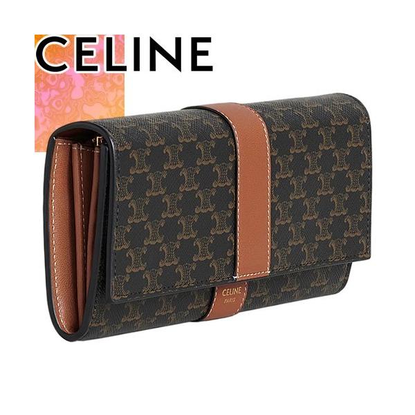 セリーヌ CELINE 財布 長財布 新作 ラージ フラップウォレット