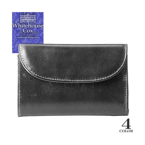 ⭐️美品⭐️　ホワイトハウスコックス　三つ折り財布　ブラック　レザー ホワイトハウスコックス Whitehouse Cox ホワイトハウスコックス