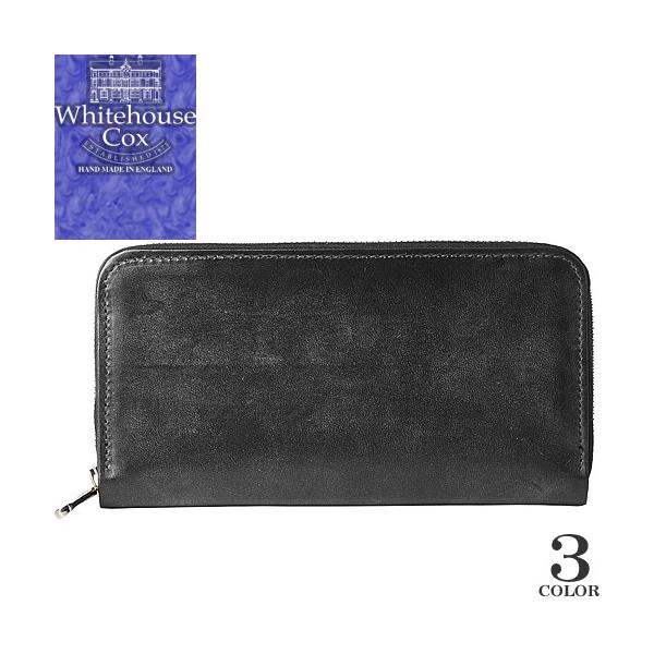 Whitehouse Cox ホワイトハウスコックス ラウンドジップ長財布 Whitehouse Cox ホワイトハウスコックス S1088 長財布 メンズ