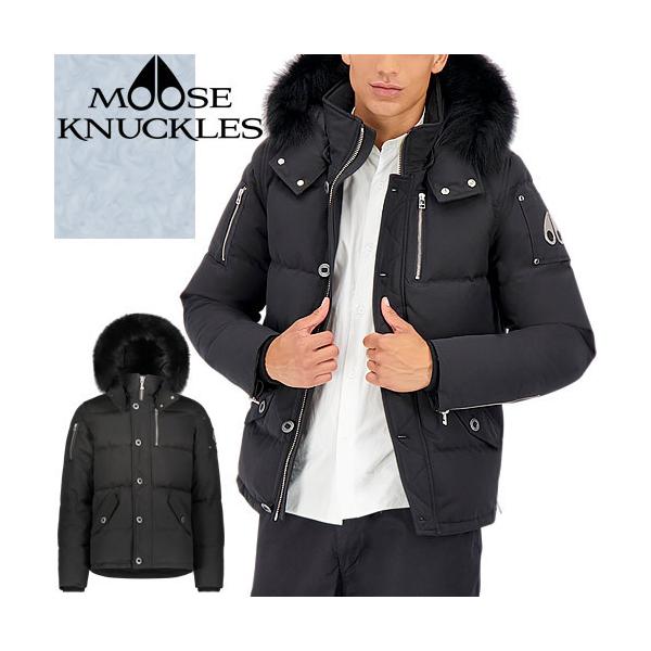 ムースナックルズ　ダウン　ブラック MOOSE KNUCKLES ムースナックルズ ダウン ダウンジャケット