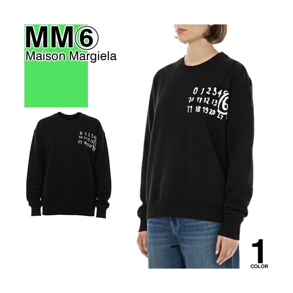 MM6 Maison Margiela スウェット 起毛 プリント クルーネック MM6 エムエムシックス メゾンマルジェラ Maison Margiela トレーナー