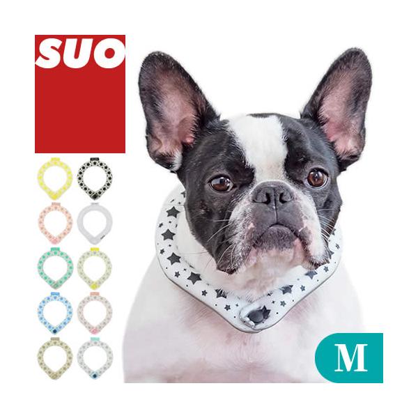 SUO(スオ) RING 28℃ ICE 犬用 猫用 Mサイズ 冷感グッズ NASA アウトドア プレゼント◆仕様・スナップボタン仕様・28℃以下の温度で自然凍結・結露しない適温冷却・冷却効果60分持続・低比重軽量ジェル・抗菌防臭ポリウレタ...