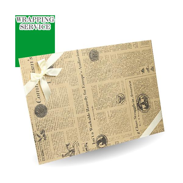 ラッピング 包装紙 英字新聞風 [メール便不可] : MSS - 通販