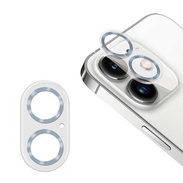 iPhone16/16Plus カメラ全体保護ガラスフィルム(プレート)　シエラブルー G24L-CSB 藤本電業 FSC