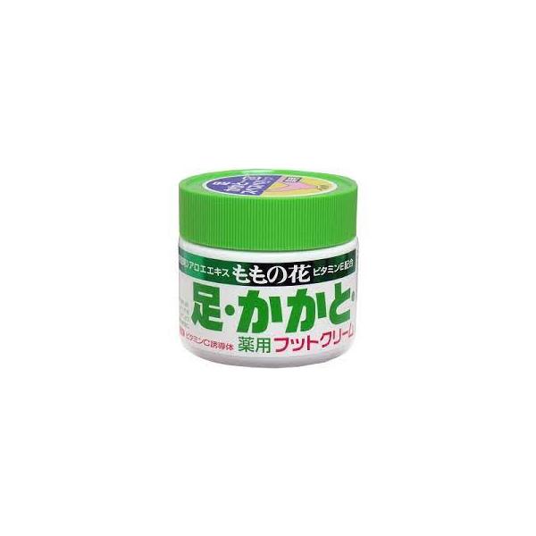 【医薬部外品】オリヂナル ももの花薬用フットクリーム 70g  ビタミンE ビタミンC誘導体配合 ひび あかぎれ 肌あれなどからお肌を守ります