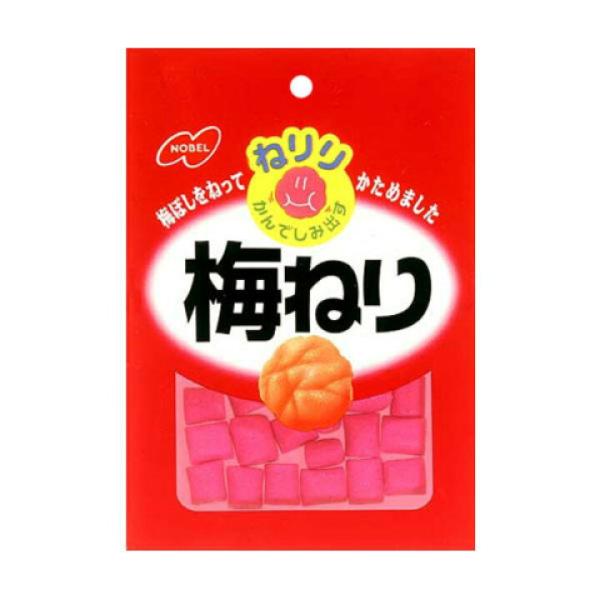 他サイト： ノーベル ねりり 梅ねり 20g × 10個 駄菓子 菓子 梅干し  あめの商品画像