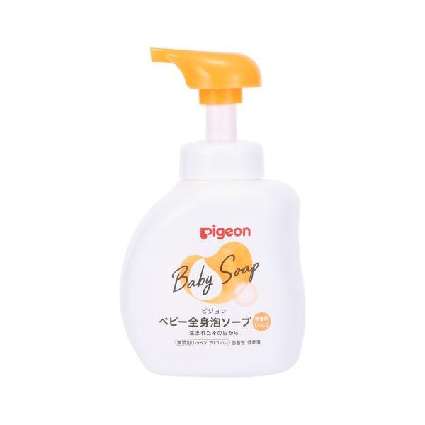他サイト： ピジョン 全身泡ソープ(しっとり) ５００ｍｌ Pigeon  ベビー  無香料 赤ちゃんの商品画像