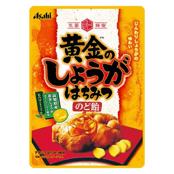 アサヒグループ食品 黄金のしょうがはちみつのど飴 72g しょうが　のど飴 　のどあめ