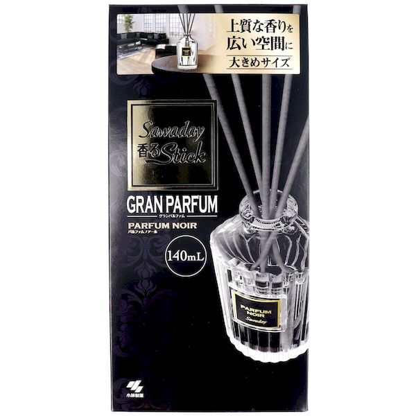 他サイト： 小林製薬 Sawaday 香るStick PARFUM NOIR 140mL お部屋用 芳香剤 上品 ライトオリエンタル調の商品画像