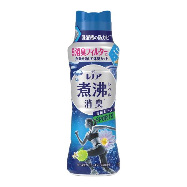 他サイト： P&amp;G レノア抗菌ビーズスポーツ本体 420ML  防カビ 消臭 体臭 香り付け剤の商品画像