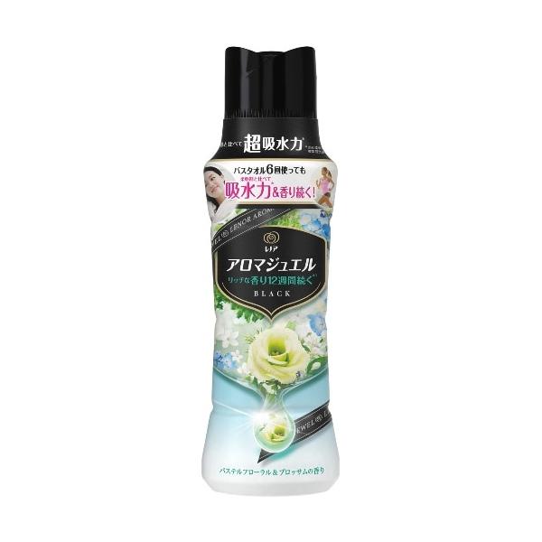 他サイト： レノア ハピネス アロマジュエル 香り付け専用ビーズ パステルフローラル 本体(420mL) 柔軟剤  香り続くの商品画像