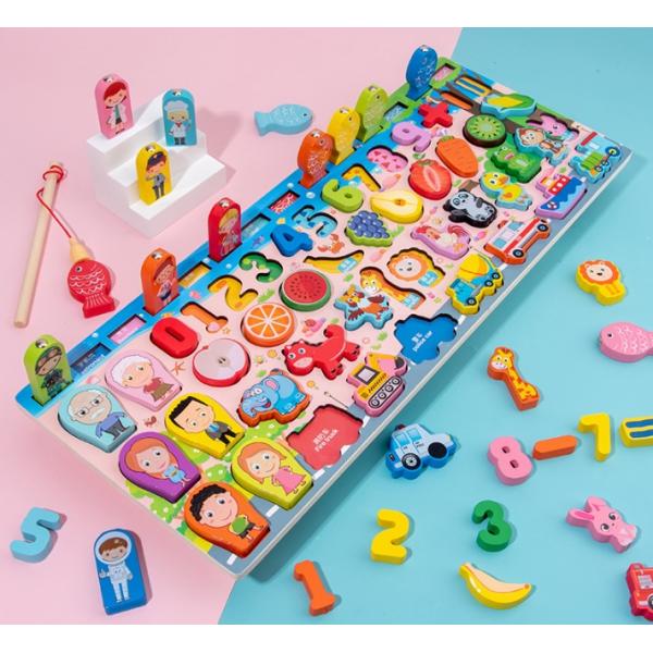 子供 知育玩具 果物 交通 数字 フィッシング おもちゃ 1歳 誕生