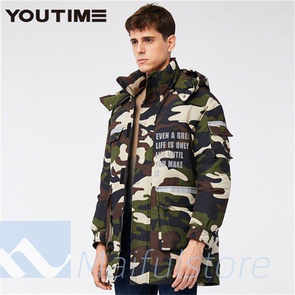 代引き人気 大きいサイズ ダウンジャケット ダウンコート カジュアル ロングコート コート あったか 防風 防寒 無地 細見え ダウンコート ジャケット ダウン ダウンジャケット メンズ 迷彩コート コート アウター Shopedge In