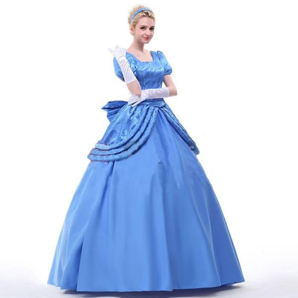 ハロウィン 大人用ドレス シンデレラ ドレス 大人用 レディース プリンセスドレス コスプレ衣装 コスチューム 仮装 衣装 コスプレ 女性用 プリンセス ワンピー Supersport Tn