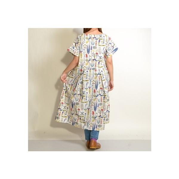 植物図鑑プリント 半袖切り替えワンピース Fillil フィリル 5442 レディース ナチュラル 北欧 Buyee Buyee Japanese Proxy Service Buy From Japan Bot Online