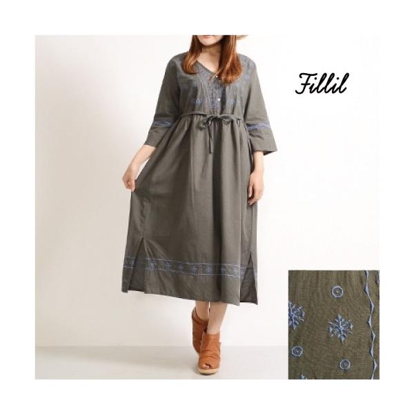 クロスステッチ コットン ガウン ワンピース Fillil フィリル 5635 レディース ナチュラン 北欧 刺繍 Buyee Buyee 日本の通販商品 オークションの代理入札 代理購入