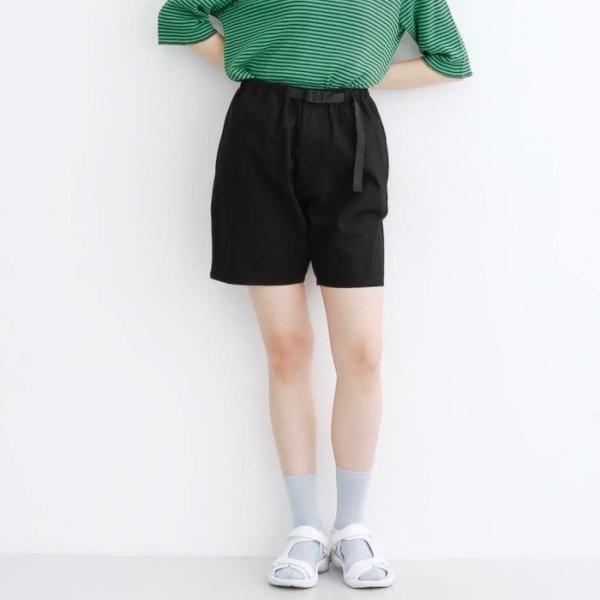 MERLOT IKYU メルローイキュウ バックルベルト付き ショート パンツ 3267 レディース ボトムス ショーツ アウトドア