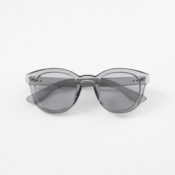 サングラス ボスリントン カラーレンズ ミッドグレー 薄い色 クリア